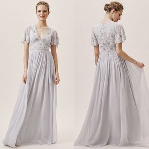 NEW • BHLDN • Fresna Whisper Blue Maxi Dress